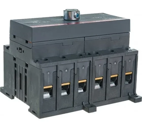 Рубильник реверсивный ABB OT63F3C 63А 3P на DIN-рейку или монтажную плату (без ручки) 1SCA105338R1001