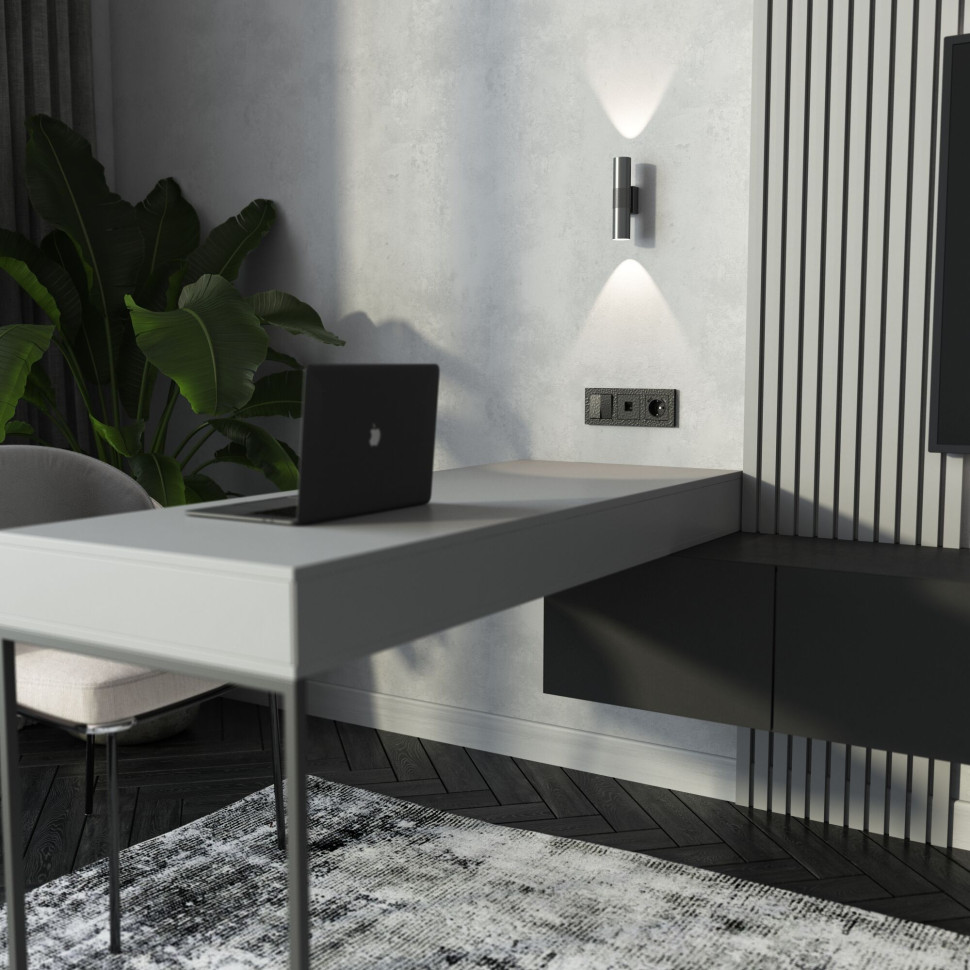 Рамка из поликарбоната на 3 поста Hammer черный W0032408