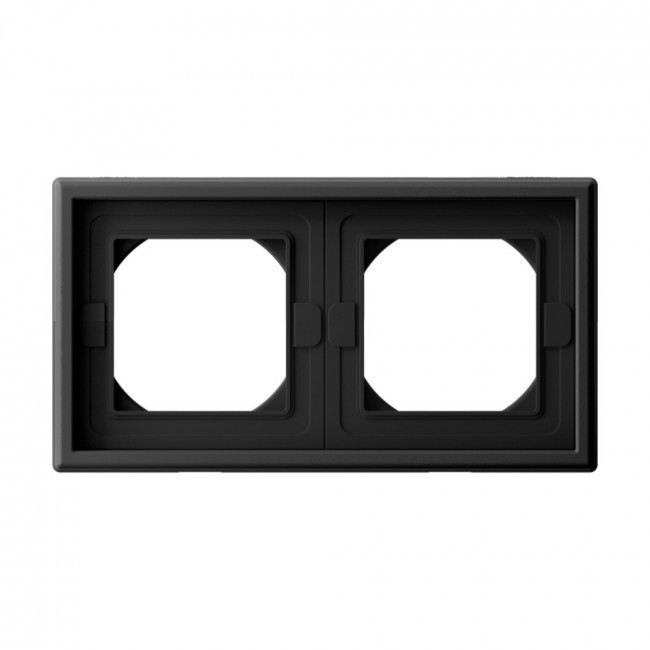 Рамка Schneider Electric Art Gallery на 2 поста IP44, карбон GAL441002