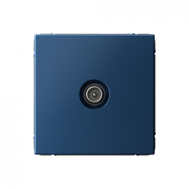 Розетка TV 4DB Schneider Electric Art Gallery проходная, Аквамарин GAL001192