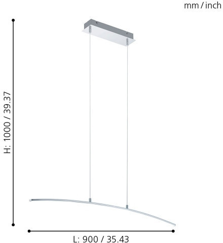 Подвесной светодиодный светильник Eglo Lasana 32048