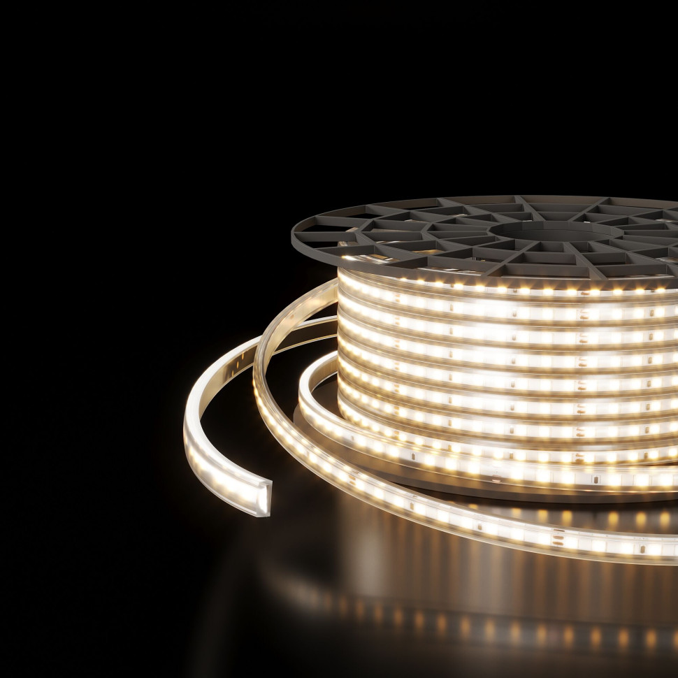 Светодиодная лента  220 В 14,4 Вт/м 120 Led/м 2835 IP65, дневной белый 4200K, 50 м Лента светодиодная 220V 14,4W 120Led 2835 IP65 дневной белый, 50 м