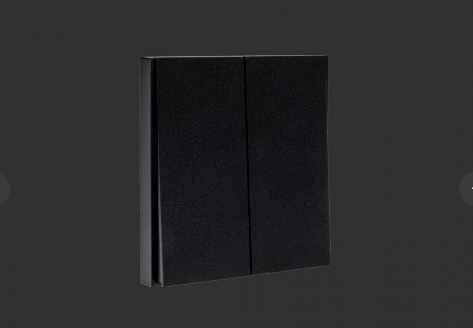 KRANZ Выключатель STRONG 2 кл для жалюзи возвратный 10А с/у антрацит KR-78-0711-5