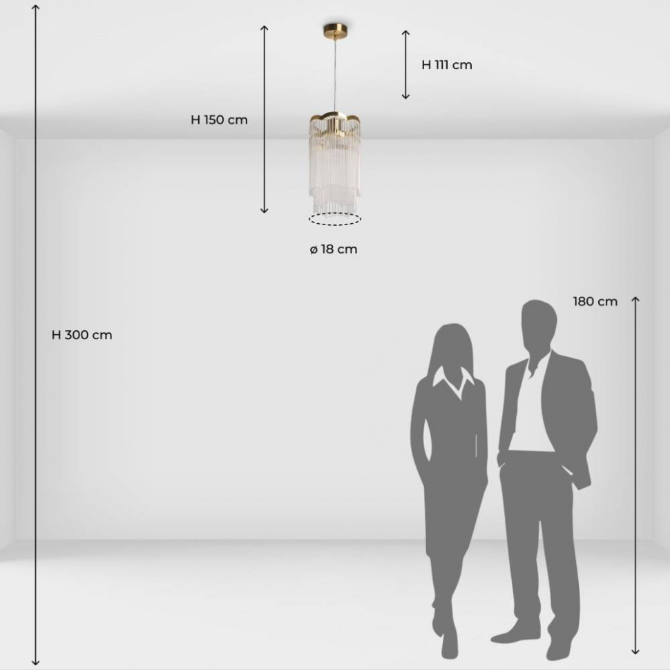 Подвесной светильник MW-Light Лавиния 443011201