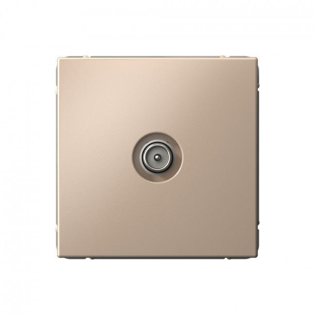 Розетка TV Антенна коннектор механизм, Песочный GAL001293