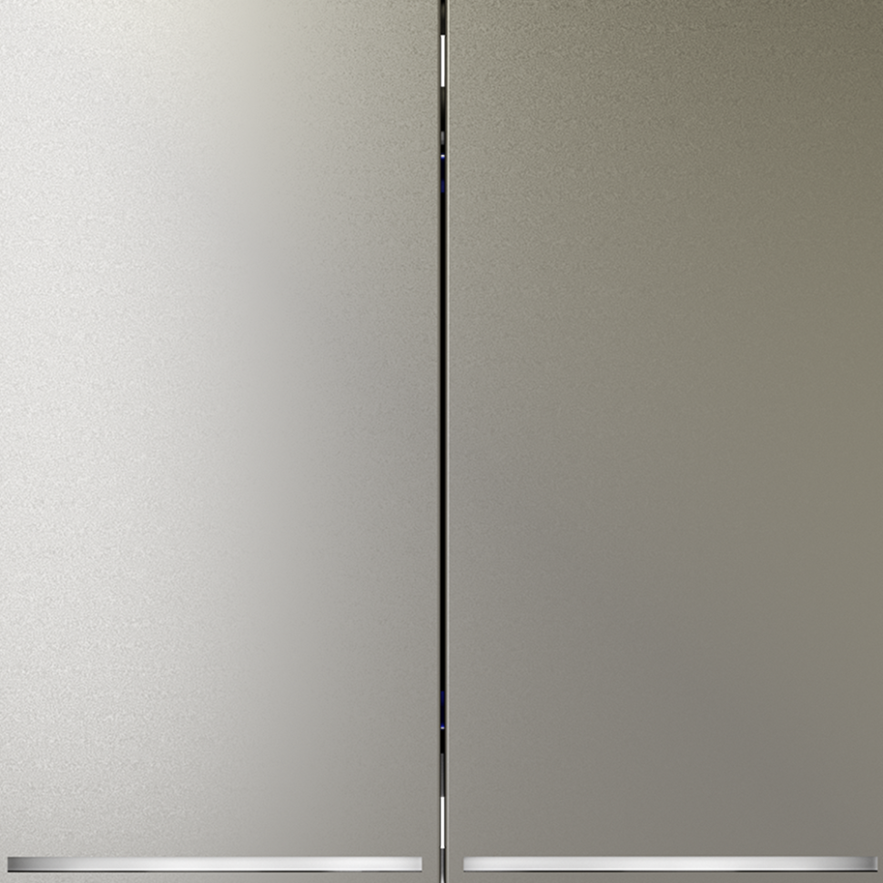 Выключатель встраиваемый VOLTUM S70 двухклавишный с подсветкой 10А, (шелк)