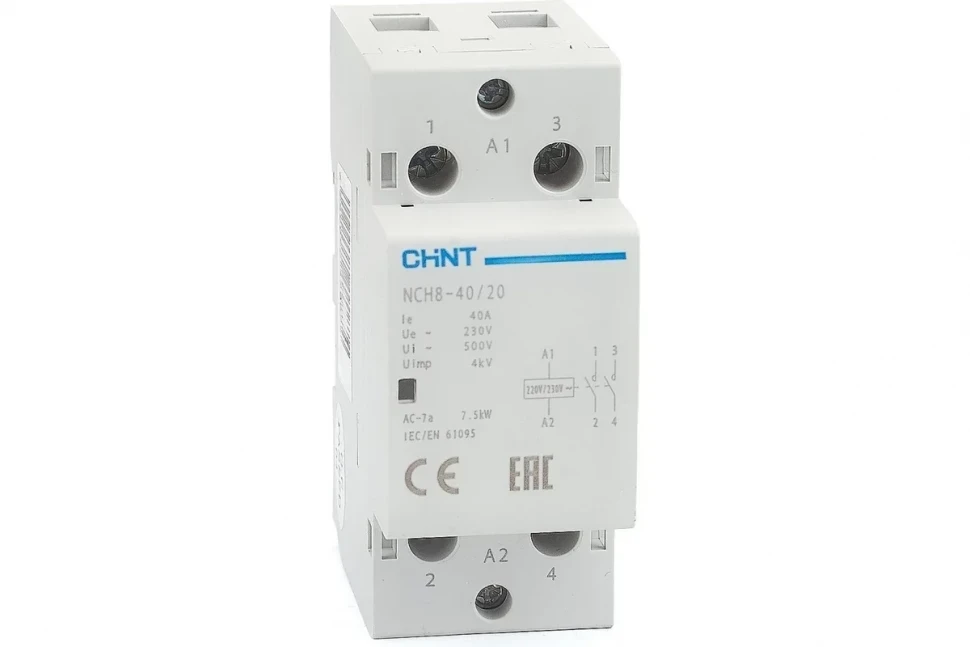 Модульный контактор CHINT NCH8-40/20