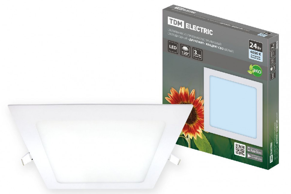 Встраиваемый светодиодный светильник TDM Electric Даунлайт СВО SQ0329-0403