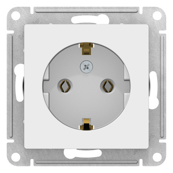 Розетка силовая Systeme Electric Atlas Design Лотос ATN001343