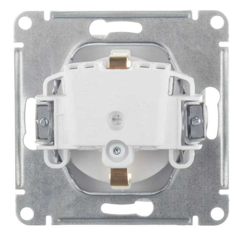 Розетка силовая Systeme Electric Atlas Design Лотос ATN001343