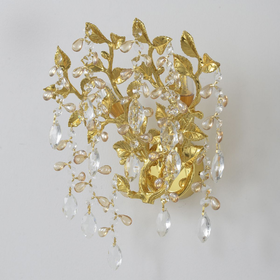 Настенный светильник Crystal Lux EDEN AP2 GOLD