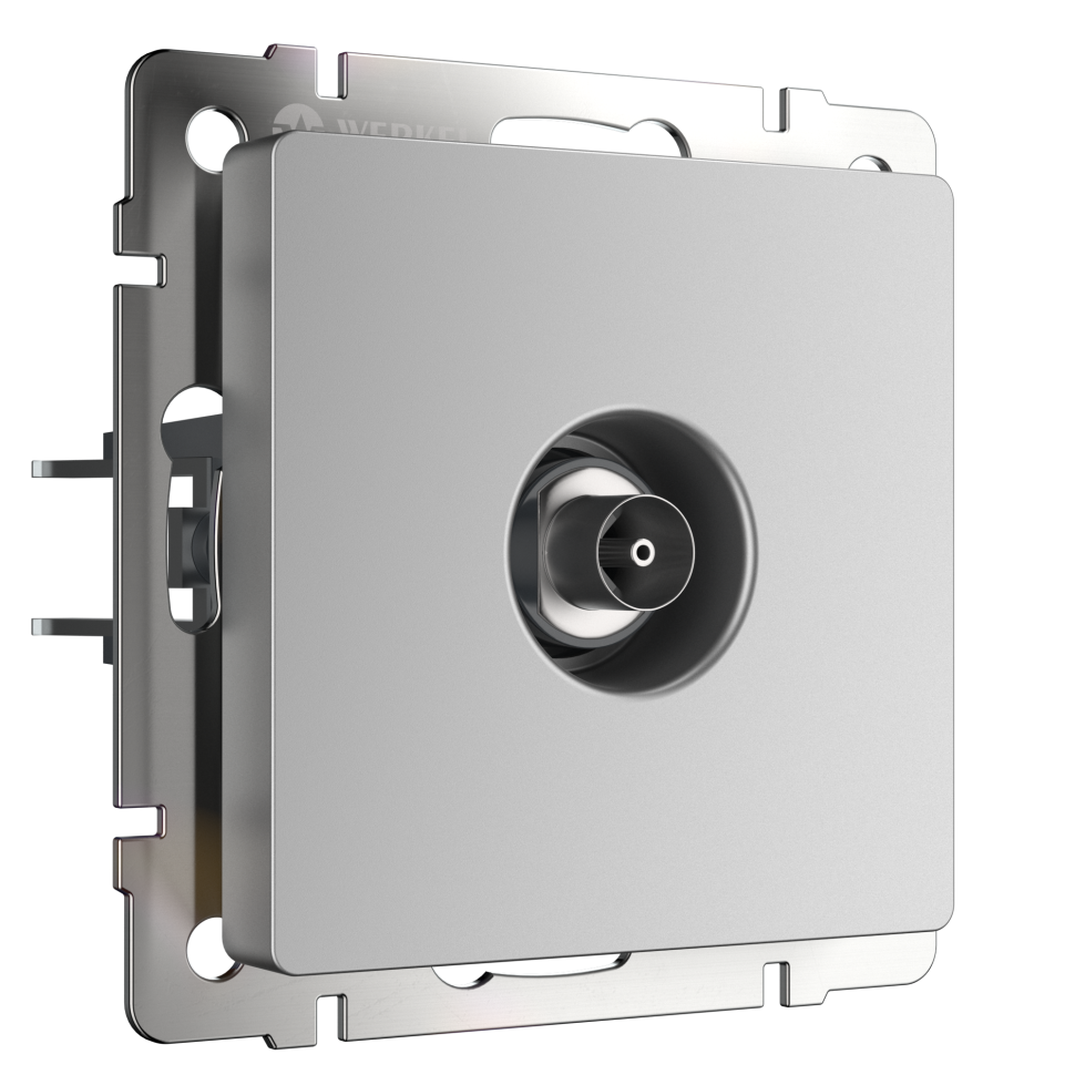 W1183006/ ТВ-розетка оконечная (серебряный) W1183006