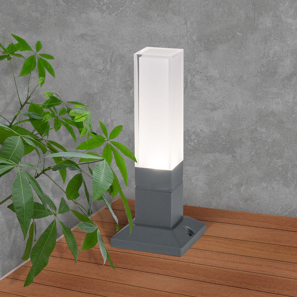 Ландшафтный светодиодный светильник чёрный IP54 1536 TECHNO LED