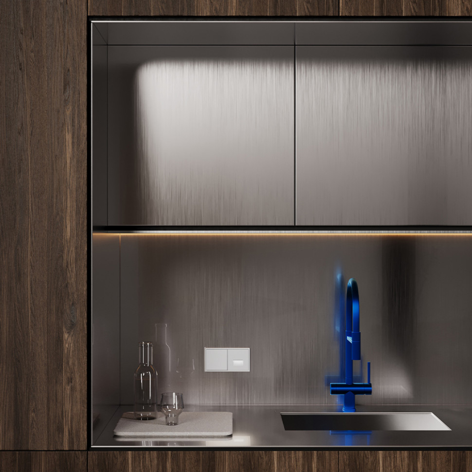 Накладка для подсветки светодиодной с датчиком, S70 (серый)