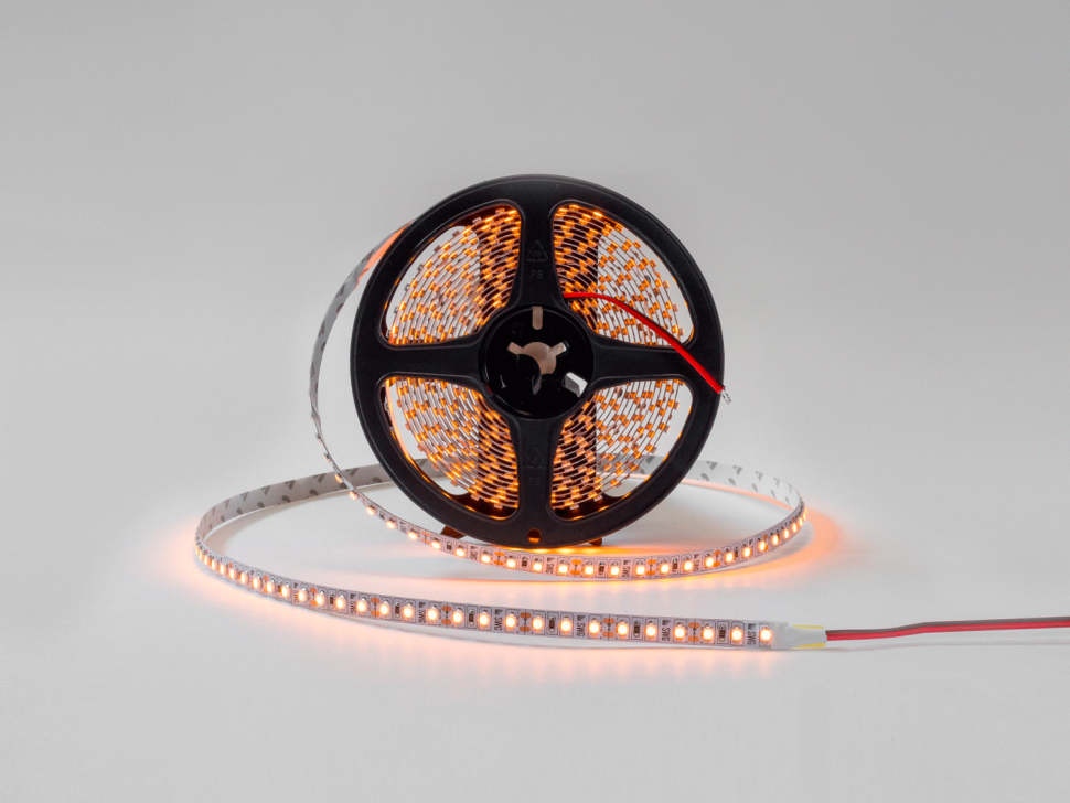  SWG Standard Светодиодная лента 3528, 120 LED/м, 9,6 Вт/м, 12В , IP20, Цвет: Желтый, SWG3120-12-9.6-Y-M