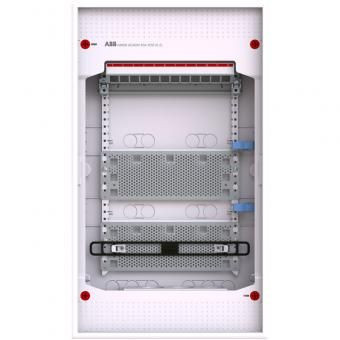 AK636M Шкаф мультимедийный накладной ABB на 36 модулей 3 ряда IP00 без двери 2CPX031811R9999