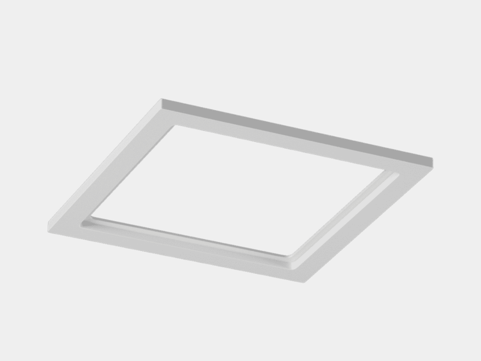  SWG PRO Рамка для серии COMBO 3, квадратная, белая, COMBO-3S1-WH