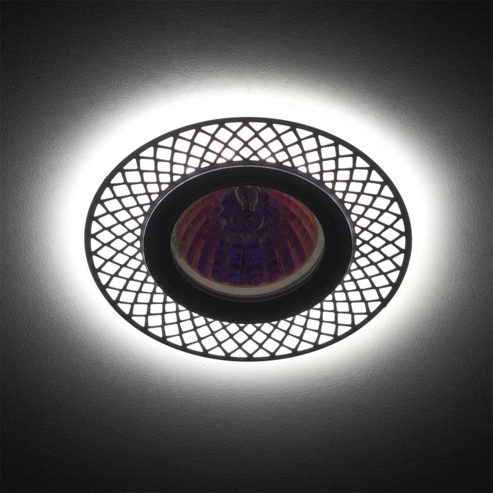 Встраиваемый светильник ЭРА DK LD42 WH/GD Б0037382