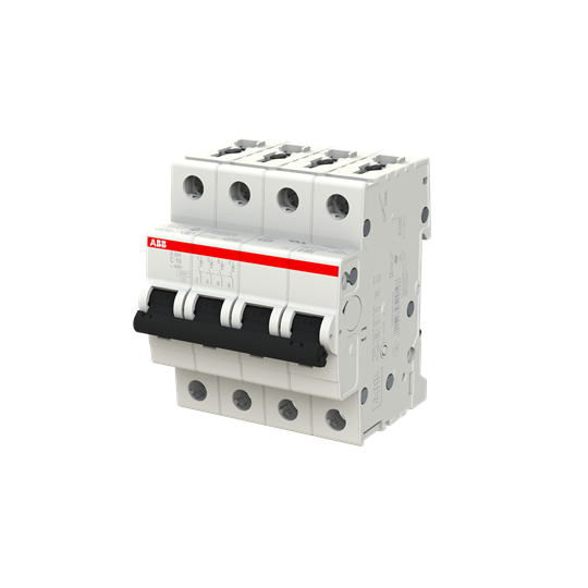 Автоматический выключатель ABB S204-C10 4P 6kA 10А 