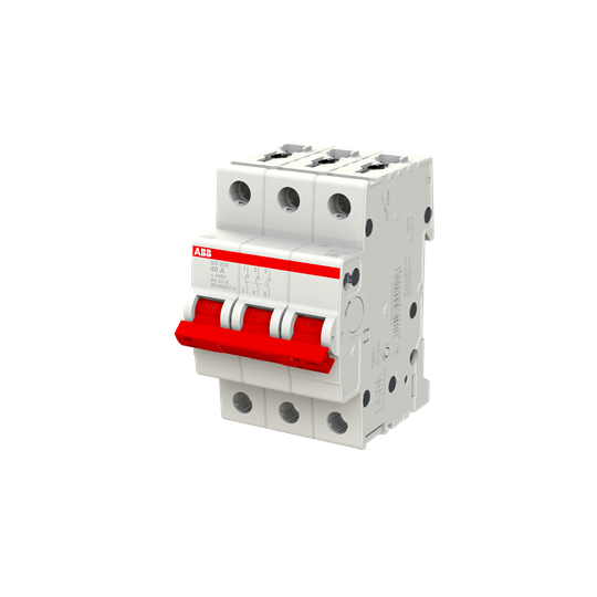 Рубильник ABB SD203/40 AC/DC 3P 40A 25кА 2CDD283101R0040