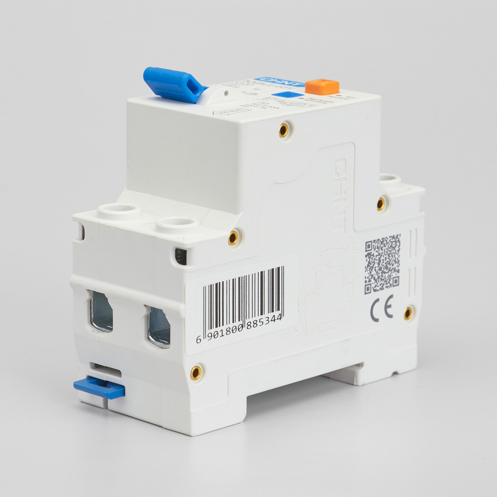 Дифференциальный автомат АВДT CHINT NXBLE-63Y 1P+N 4.5kA х-ка С 50А тип АС 30mA (R) 105547