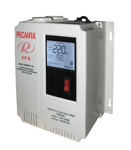 Стабилизатор АСН- 1 000 Н/1-Ц Lux 63/6/14