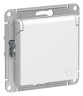 Розетка силовая Systeme Electric Atlas Design со шторками и крышкой, Лотос ATN001346