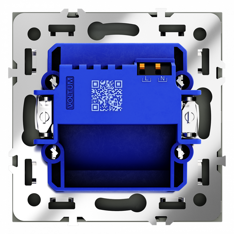 Подсветка светодиодная встраиваемая VOLTUM S70 с датчиком, (черный матовый) VLS070708
