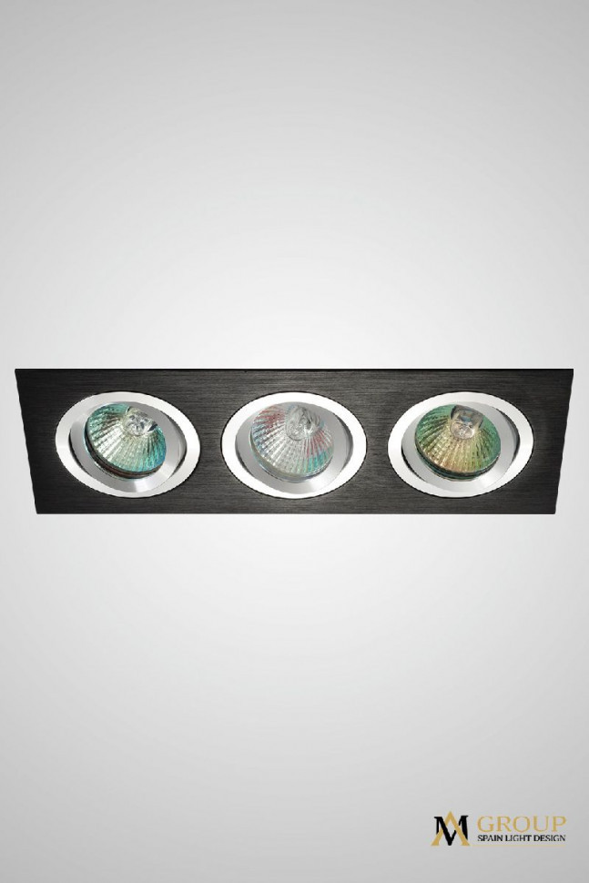 Встраиваемый светильник AM Group AM128 BK-CH