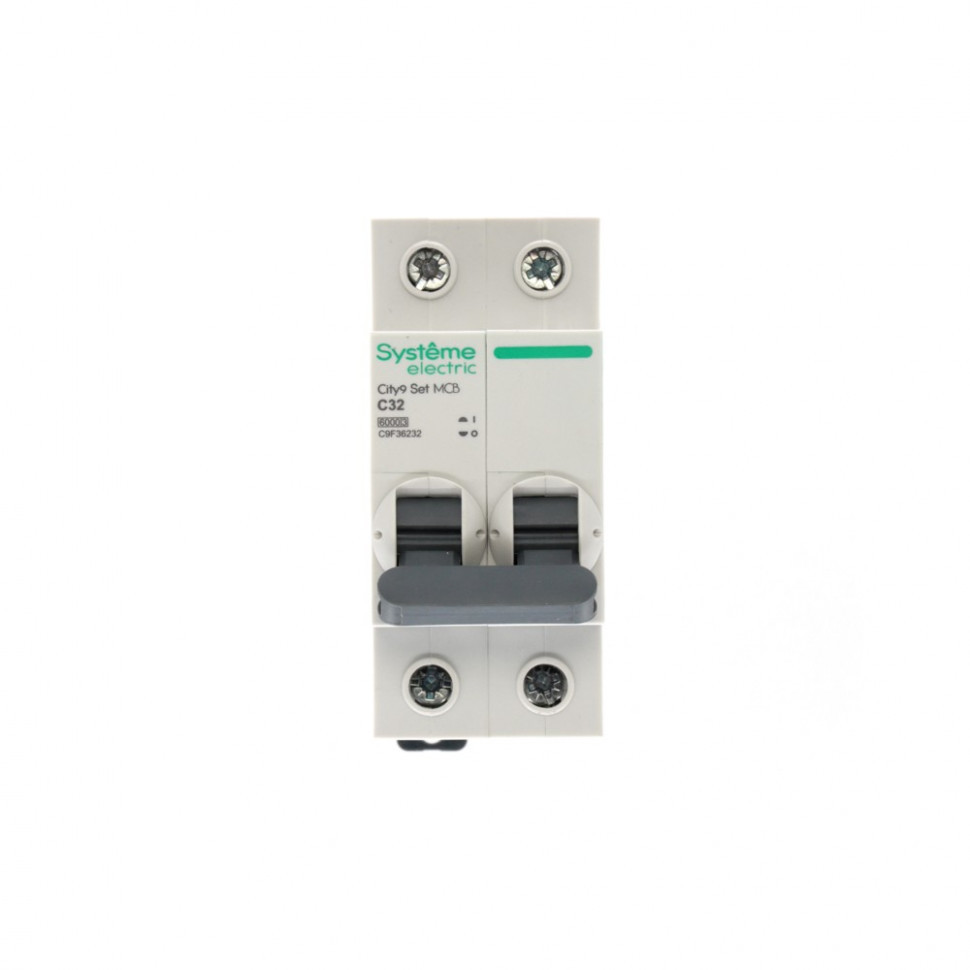 Автоматический выключатель (АВ) C 32А 2P 6kA 230В Systeme Electric City9 Set C9F36232