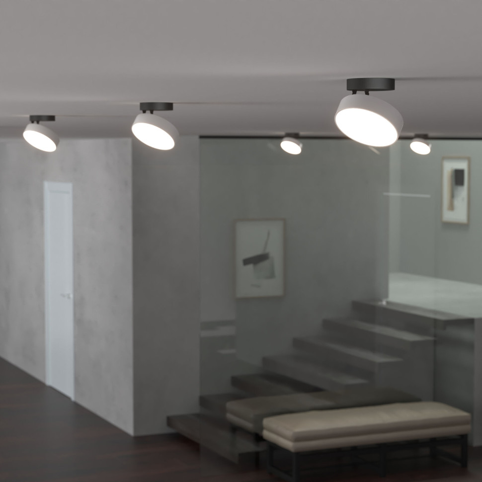 Накладной светодиодный светильник Pila белый 25135/LED