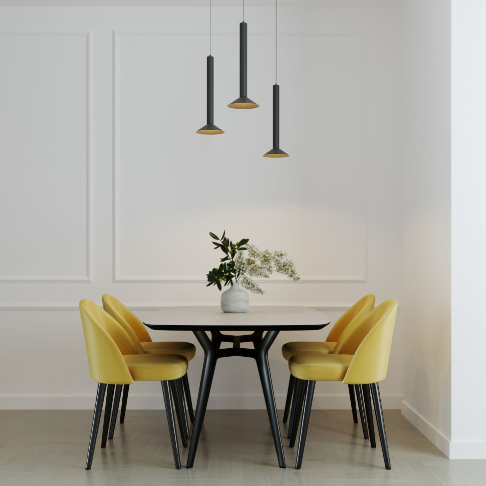 Светильник подвесной светодиодный Fest 7W 4000K графит 50315 LED