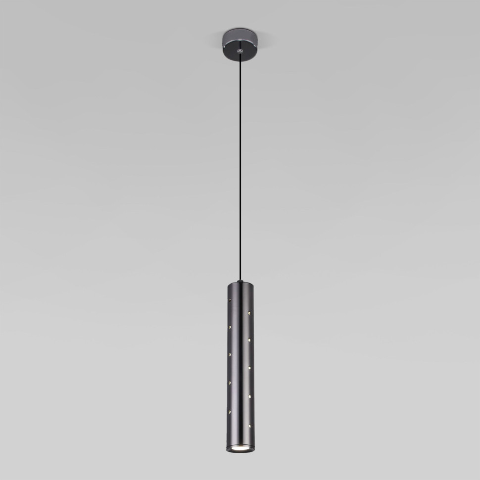 Подвесной светодиодный светильник 50214/1 LED черный жемчуг