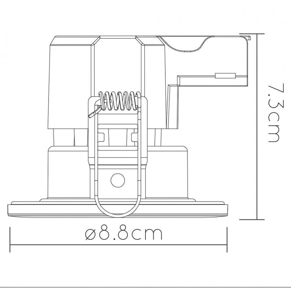 Встраиваемый светильник Lucide BINKY LED 22973/06/99