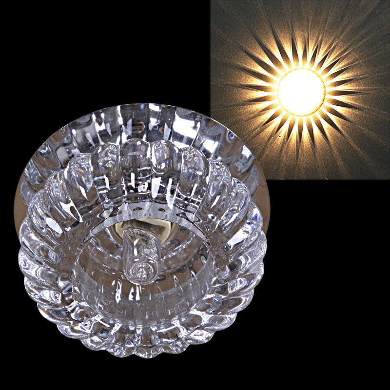 Встраиваемый светильник Reluce 17247-9.0-001GS G9 CR