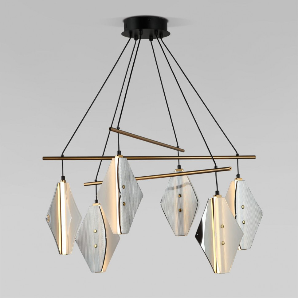 Подвесной светильник Eurosvet Glare 301054 LED латунь a071576