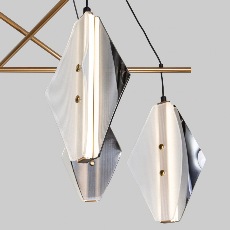 Подвесной светильник Eurosvet Glare 301054 LED латунь a071576