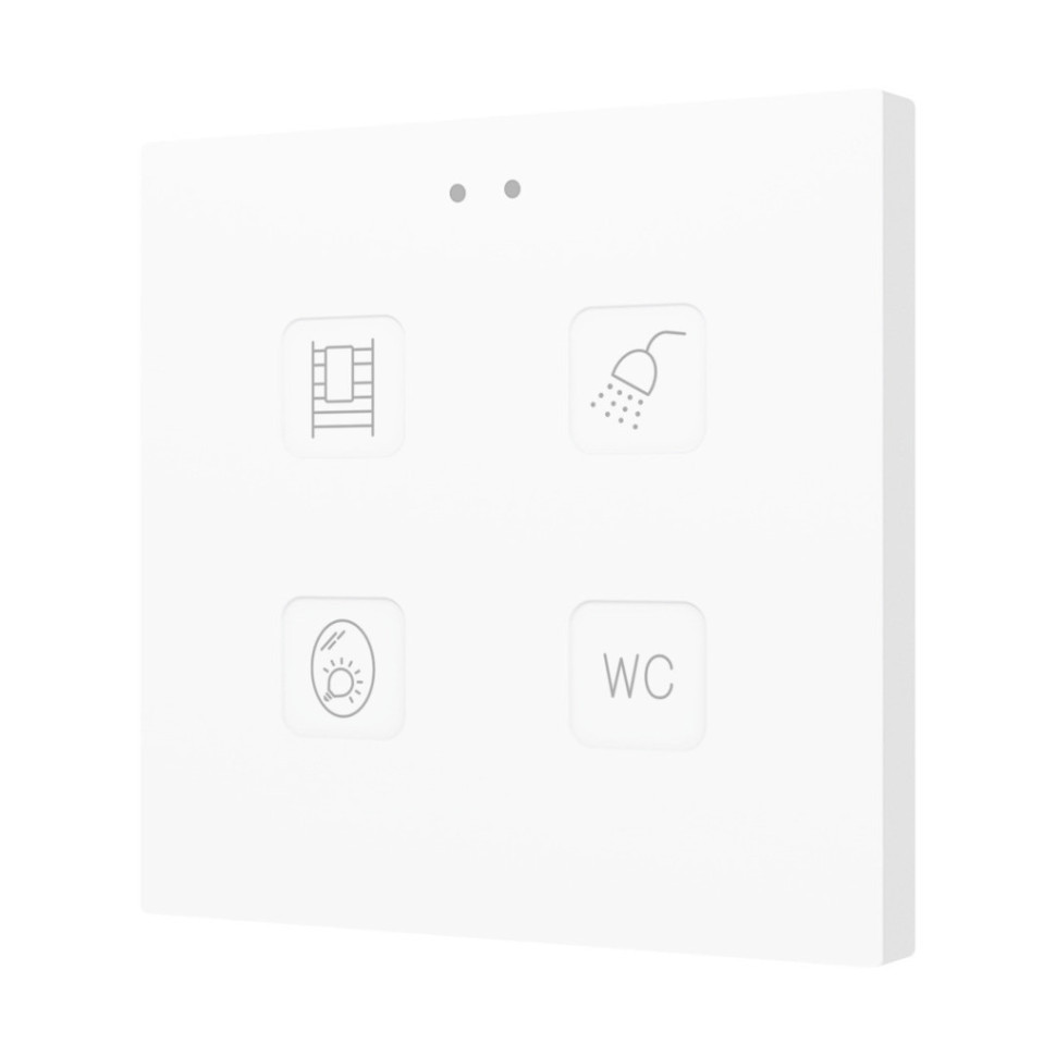 Выключатель сенсорный KNX, с подсветкой клавиш Tecla Zennio 
