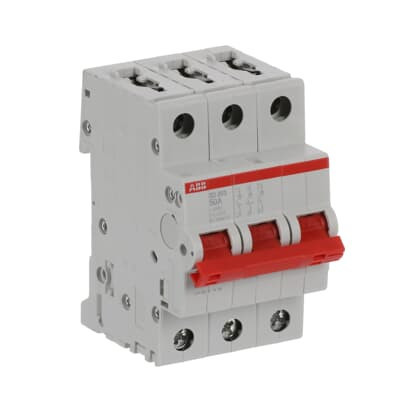 Рубильник ABB SD203/50 AC/DC 3P 50A 25кА 2CDD283101R0050