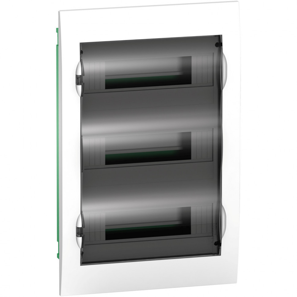 Бокс в нишу 36М белый с прозрачной черной дверью City9 Systeme Electric EZ9E312S2FRU