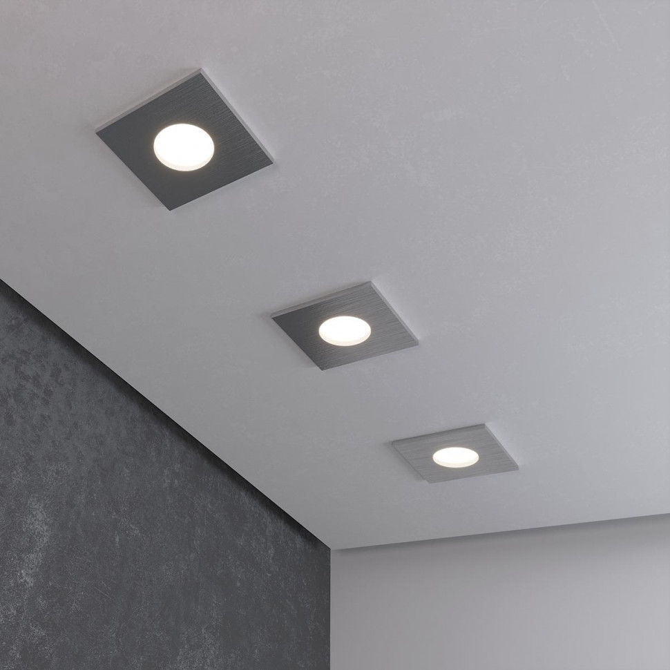 Встраиваемый светильник Elektrostandard 126 MR16 серебро 4690389168789