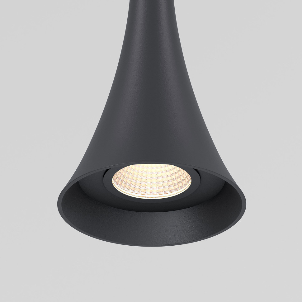 Светильник подвесной светодиодный Hall 5W 4000K черный 50314 LED