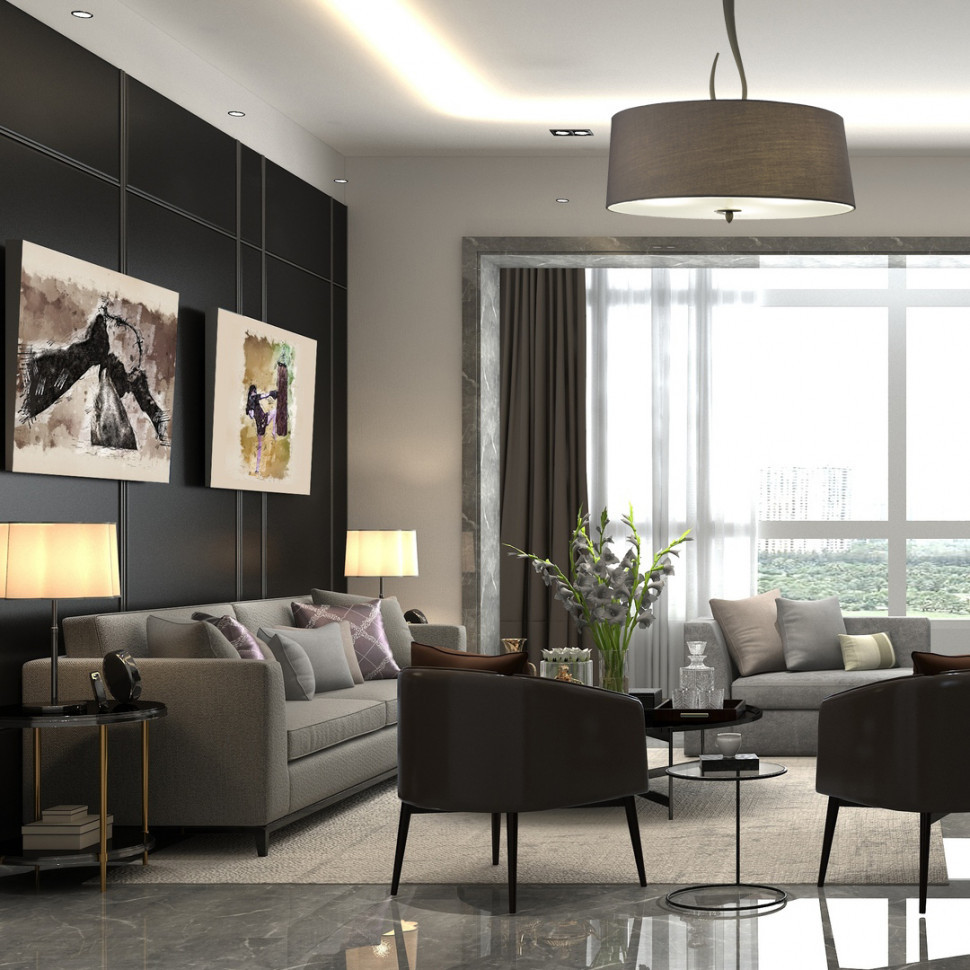 Подвесной светильник Mantra Lua 3684