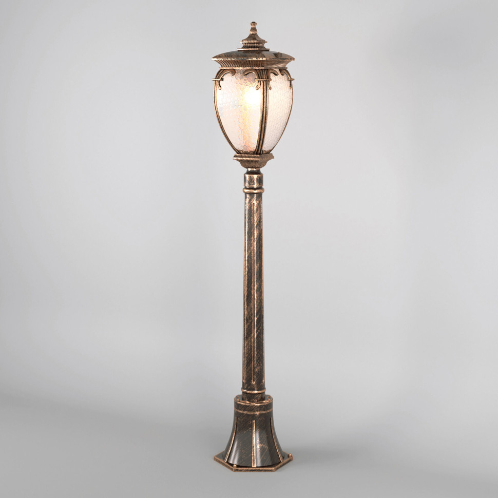 Уличный светильник на столбе Andromeda F черное золото IP44 GLYF-8024F черное золото