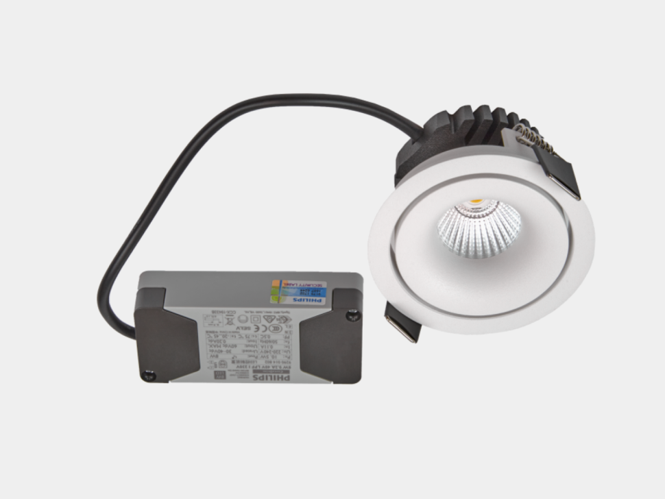  SWG PRO Светильник  встраиваемый , серия MINI COMBO, Белый, 8Вт, IP20, Нейтральный белый (3000К) , DL-MINI-0801-60-WH-8-WW