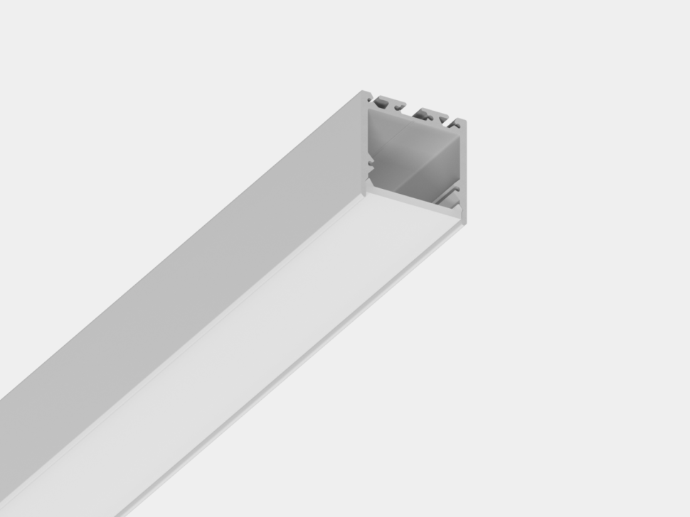  DesignLed Подвесной/накладной алюминиевый профиль Design LED LS3535, 2500 мм, белый, LS.3535-W-R