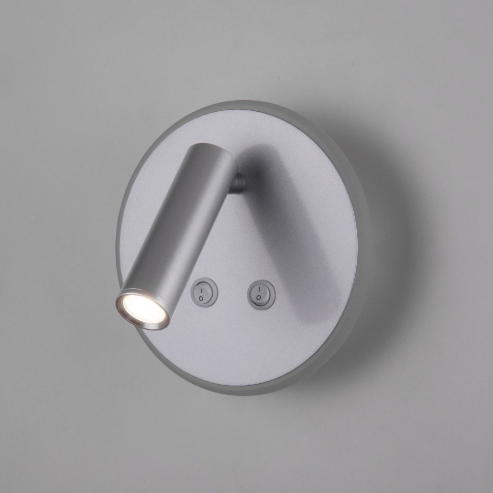 Настенный светодиодный светильник Tera LED серебро Tera LED серебро (MRL LED 1014)