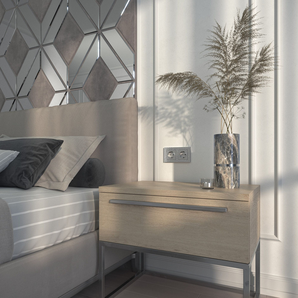 Рамка из поликарбоната на 2 поста Hammer серебряный W0022406