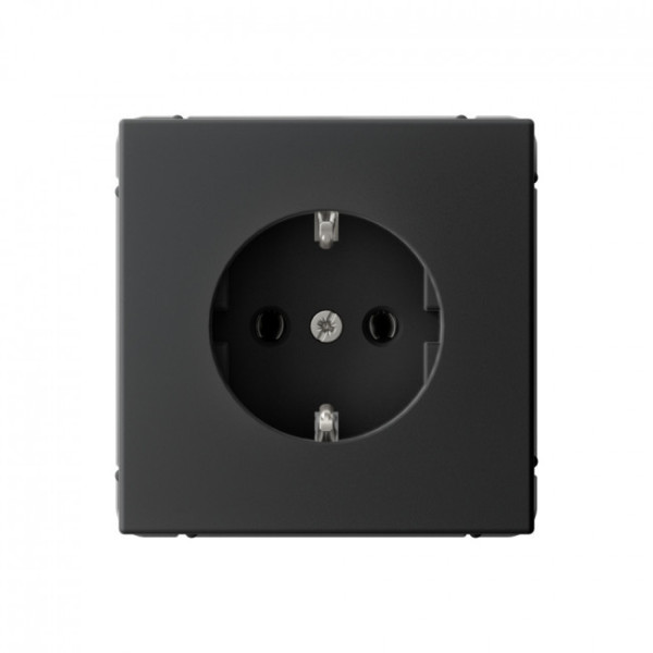 Розетка силовая Schneider Electric Art Gallery Карбон GAL001043