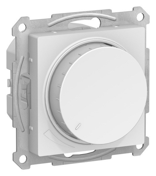 Светорегулятор поворотно-нажимной Systeme Electric Atlas Design 400 Вт, Лотос ATN001323